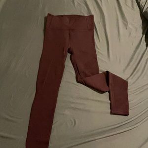 Lululemon Maroon Leggings